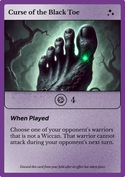Curse of the Black Toe